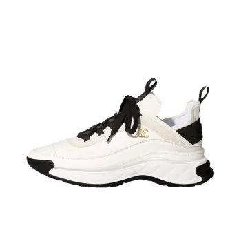 CHANEL Velvet Calfskin & Mixed Fibers Sneaker 'Ivory'