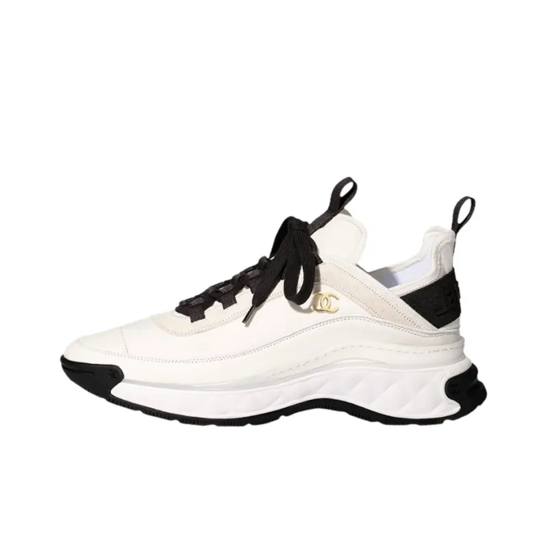 CHANEL Velvet Calfskin & Mixed Fibers Sneaker 'Ivory'-0