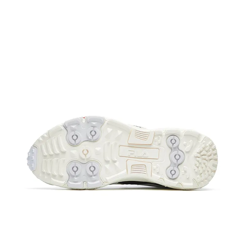 FILA Retro Running Shoes White/Red/Black Women's-4