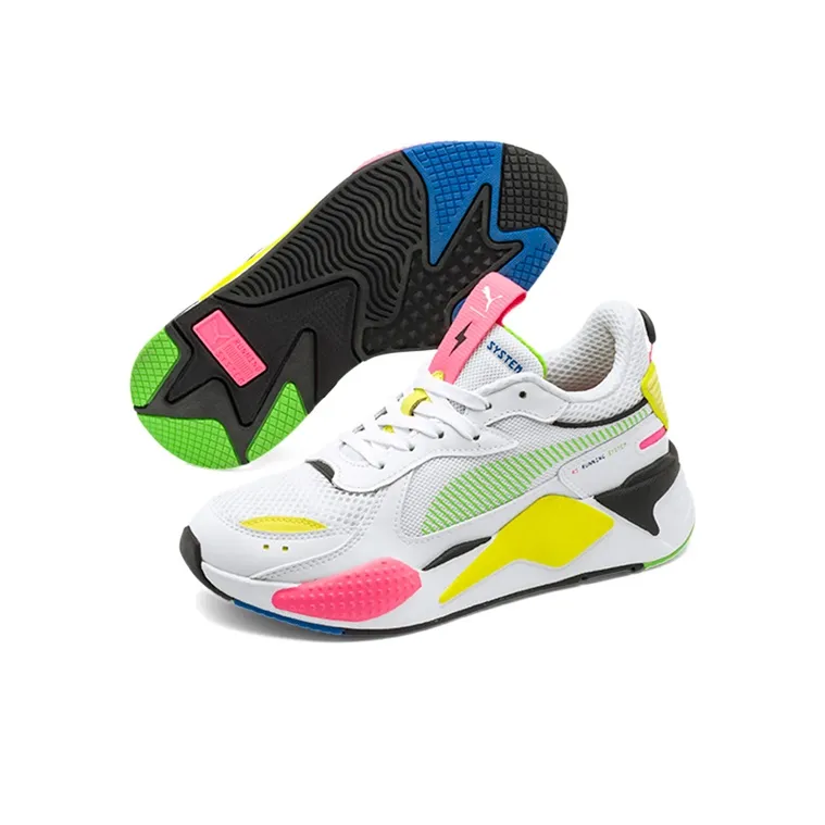 PUMA RS X Thunder Glow By Pedroche Fluo Trainers White-2