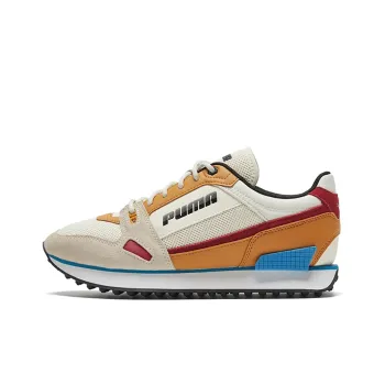PUMA Mile Rider Rf Khaki/Yellow/White Low Sneakers Women's