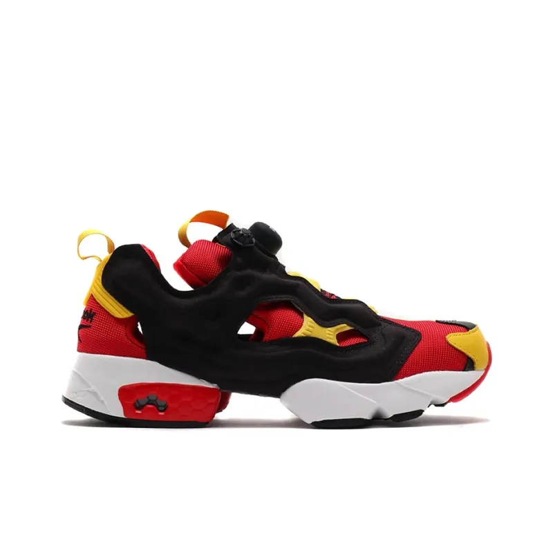 Reebok Instapump Fury Scarlet Toxic Yellow-1