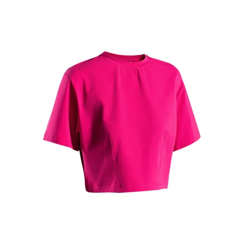 Monster Guardians Futuristic Collection Crop Tops Women's Magenta Pink