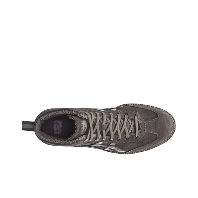 Onitsuka Tiger Rinkan Non-slip Lightweight High-Top Casual Shoes Unisex Dark Brown-3