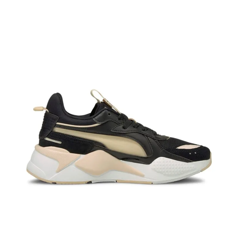 PUMA RS-X Cushioning Anti-Slip And Wear-Resistant Low-Top Casual Shoes Women's Black Pink-1