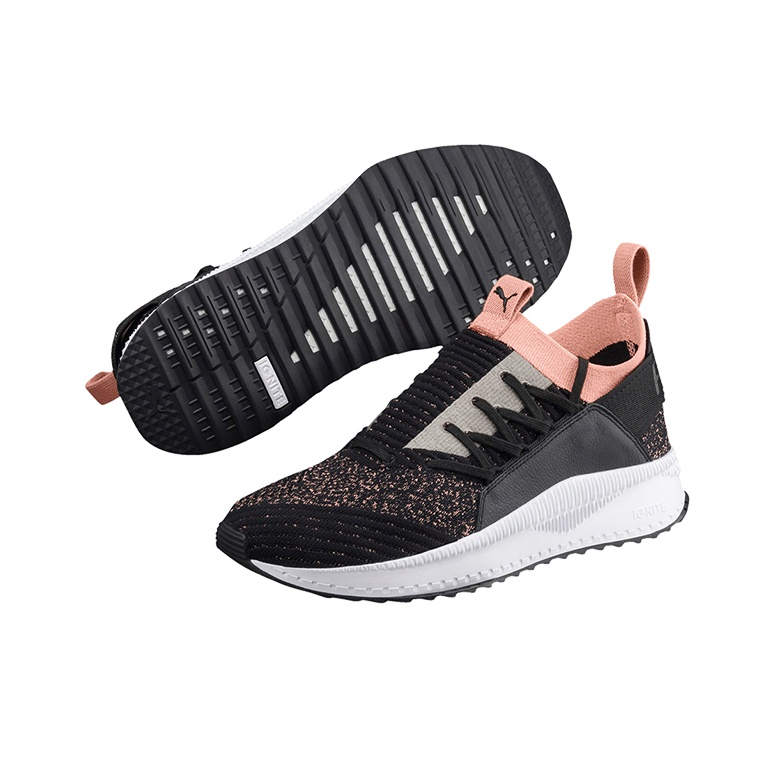 PUMA Tsugi Casual Shoes Women s Low Top Black White Pink POIZON