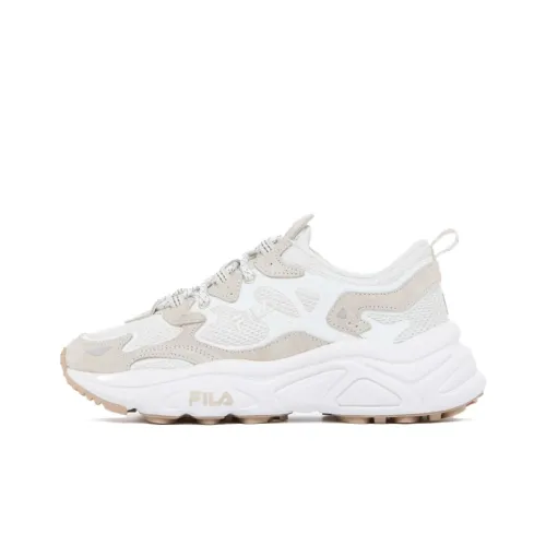 FILA Tenor City Cushioning, Slip Resistant, And Abrasion Resistant Low Top Casual Shoes Unisex Milk White
