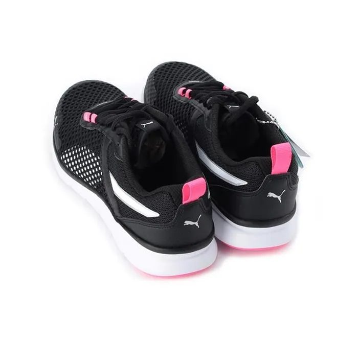 PUMA Puma Fle Cushioned Slip-Resistant Low-Top Casual Shoes Unisex Black Pink-3