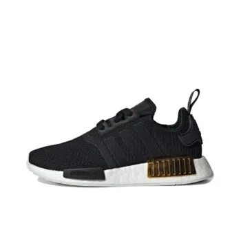 Adidas Originals Nmd R1 Black Gold Metallic Women's