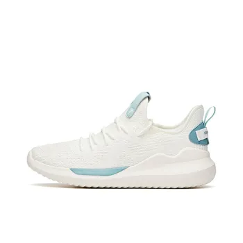 Anta Cushioned Slip Resistant Abrasion Resistant Breathable Low Top Casual Shoes Men's White Blue Green