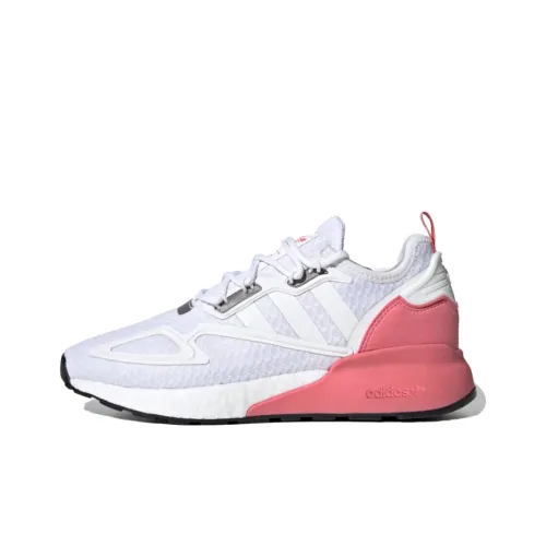 Adidas Originals ZX 2K Boost Casual Shoes Women's Low-Top White/Pink