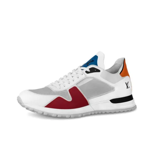 LOUIS VUITTON Run Away Casual Shoes Men Low-Top White/Red/Blue