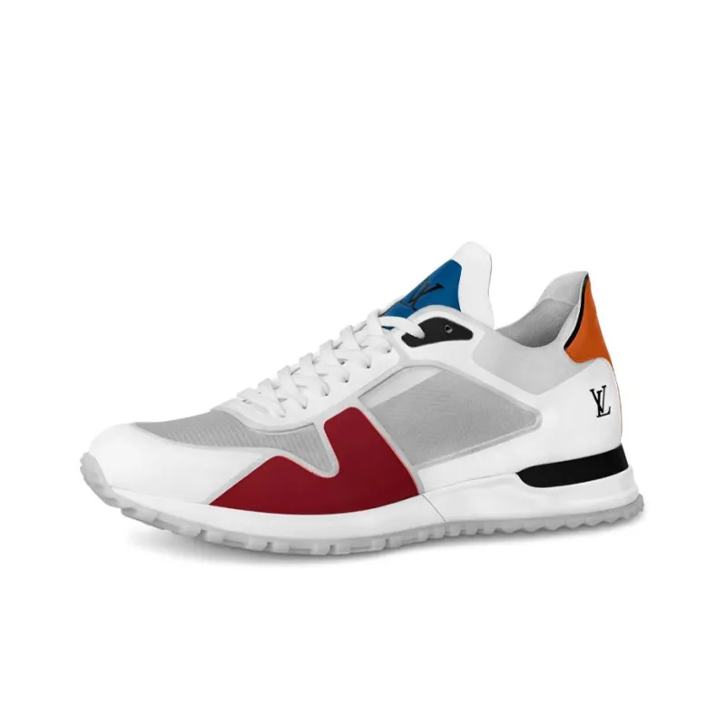LOUIS VUITTON Run Away Wear-resistant And Lightweight Low-Top Casual Shoes Men's Red White-0