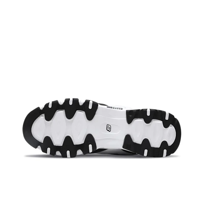 Skechers D'lites Gs White/Black Women's-3