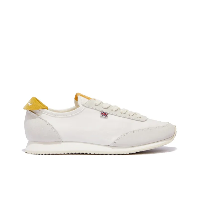 Norman Walsh Cushioning Slip Resistant Low Top Casual Shoes Unisex White Yellow-1