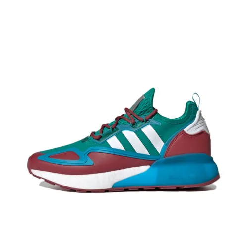 Adidas Originals ZX 2K Boost Casual Shoes Women's Low-Top Blue/Green