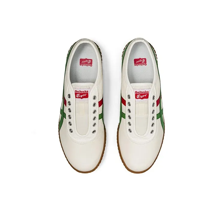 Onitsuka Tiger Tsunahiki Slip on Beige Green-2