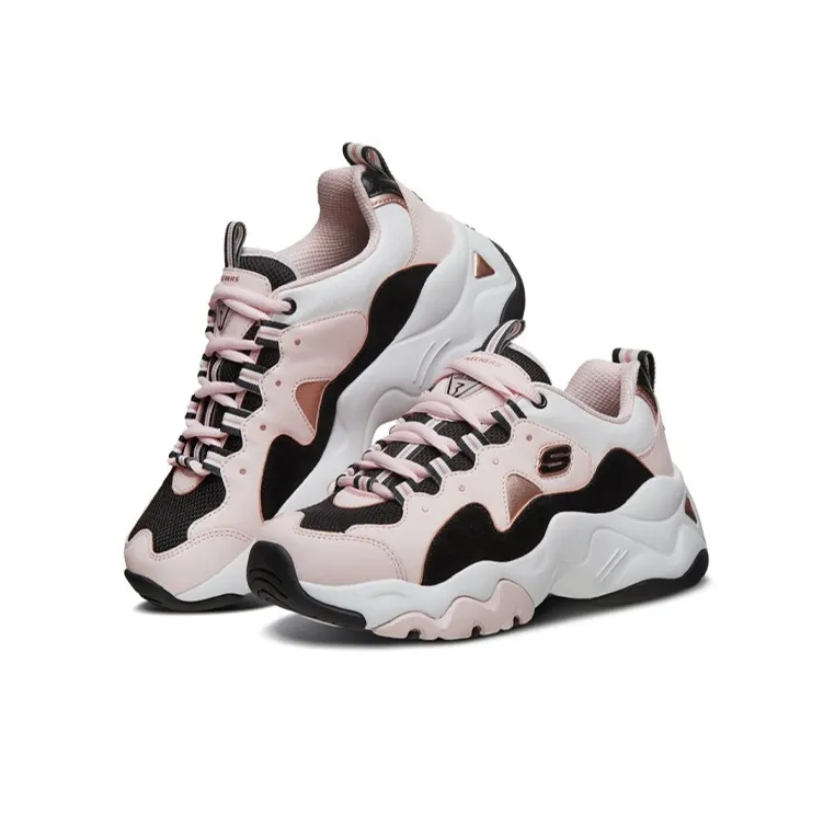 Skechers D'lites 3.0 Pink/White/Black Women's-2