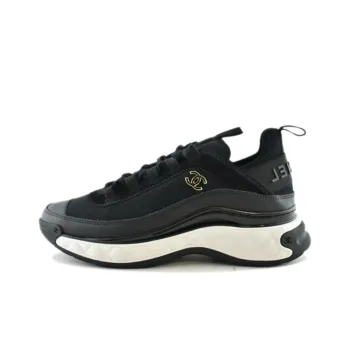 CHANEL Velvet Calfskin & Mixed Fibers Sneaker 'Black'