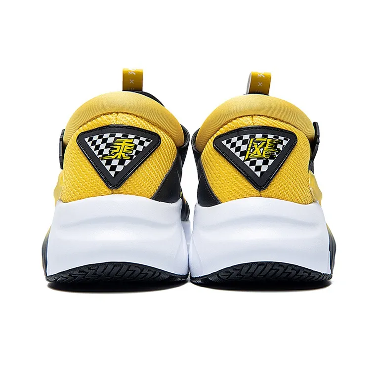 361° Vast NFO Casual Shoes Men Low Top Black White Yellow-3