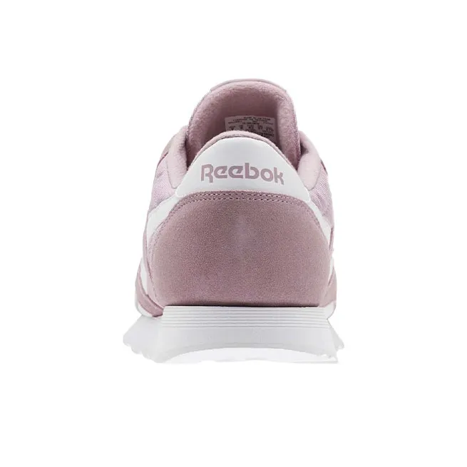 Reebok Classic Nylon Casual Shoes Men Low-Top Pink-4