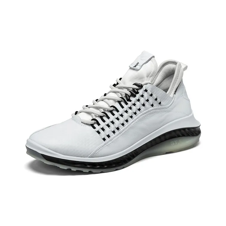 Ecco Fit For Action 360 Collection Cushioning Anti Slip And Wear Resistant Low Top Casual Shoes Men's White-1