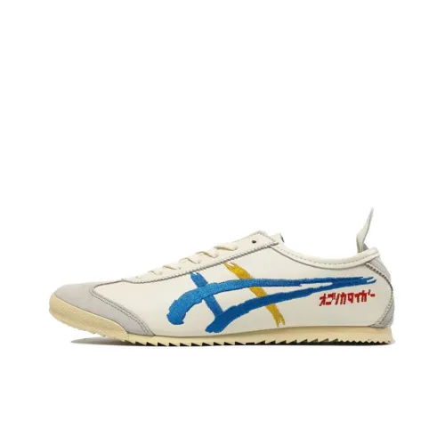 Onitsuka Tiger MEXICO 66 Casual Shoes Men Low-Top Yellow/Blue/White