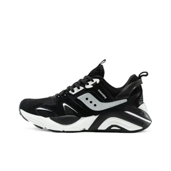 Saucony Gram 9000 Winter Cushioning Anti Slip Wear Resistant Breathability Low Top Casual Shoes Women's Black White