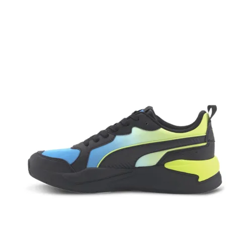 PUMA X-RAY Casual Shoes Unisex Low-Top Black/Yellow/Blue