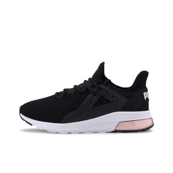 PUMA Electron Street Low cut Running Shoes Black/White/Pink Women's