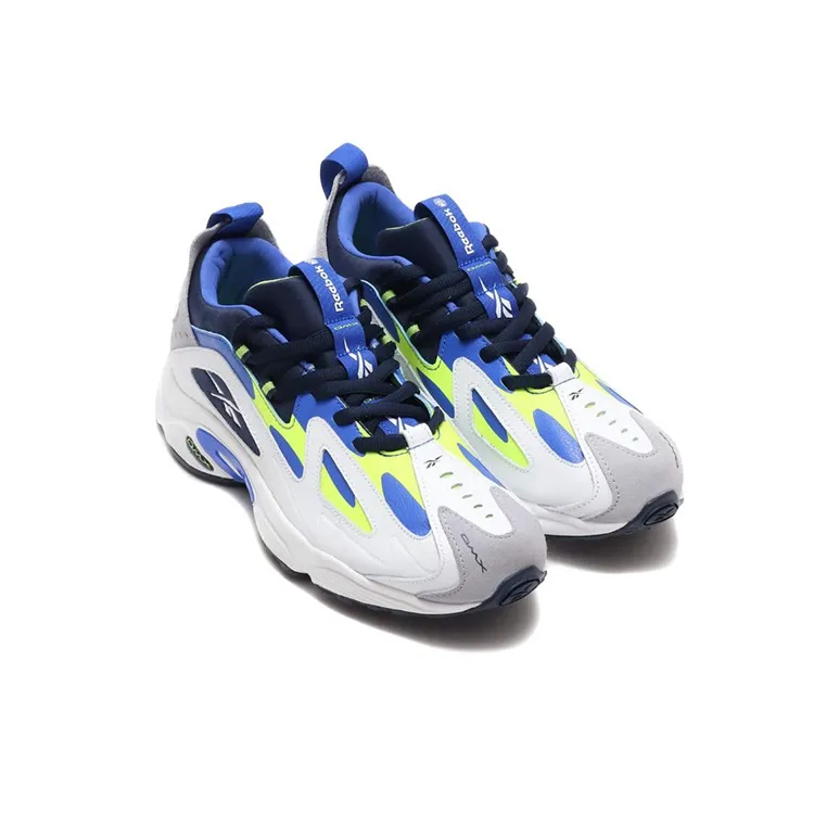 Reebok Dmx 1200 Low White Lime Navy-2