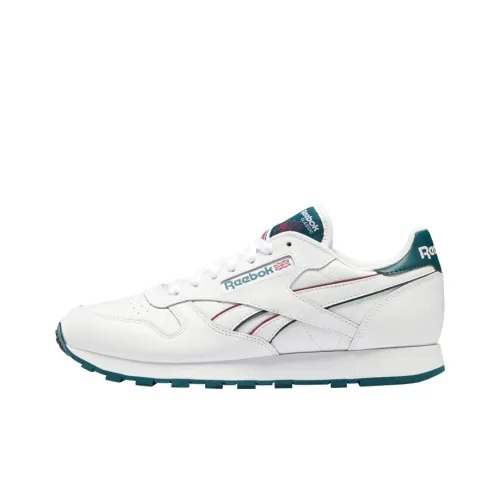 Reebok Classic Leather Casual Shoes Unisex Low-Top White/Green