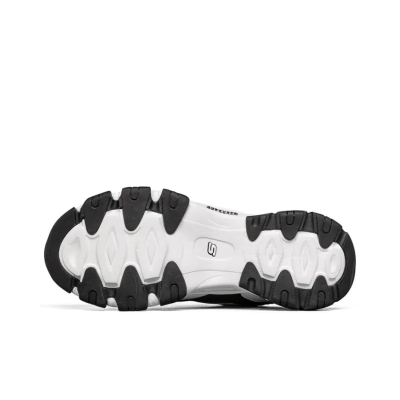 Skechers D Lites 2.0 Running Shoes White/Black/Grey-4