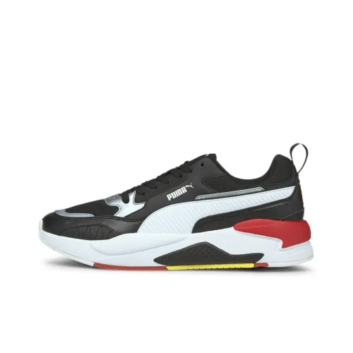 PUMA X-Ray 2 Casual Shoes Unisex Low-Top Black/White/Red