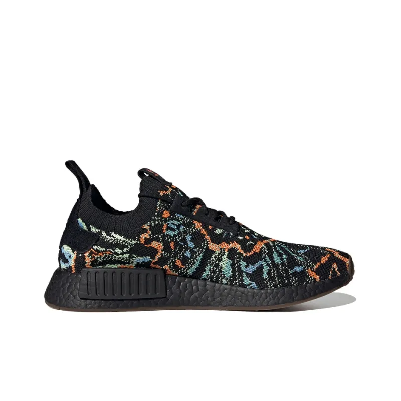 Adidas Nmd R1 Primeknit Black Multicolor-1