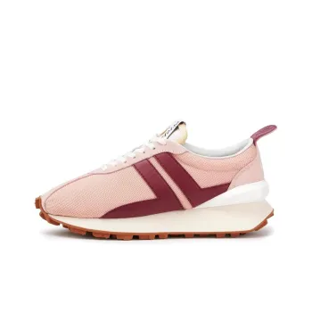 Lanvin Bumpr Anti Slip Wear Resistant Low Top Casual Shoes Women's Red Pink