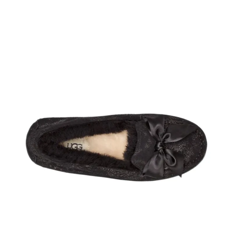 UGG Ansley Bow Glimmer 'Black' Women's-3
