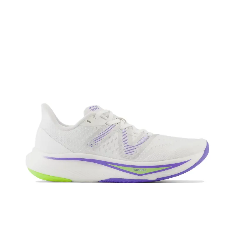 New Balance FuelCell Rebel V3 'White Electric Indigo' Women's-1