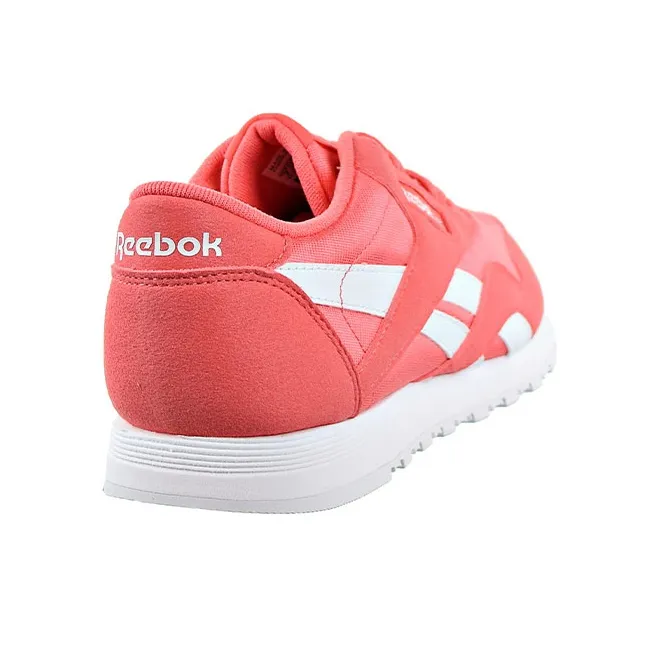 Reebok Classic Nylon Casual Shoes Women's Low-Top Pink-4
