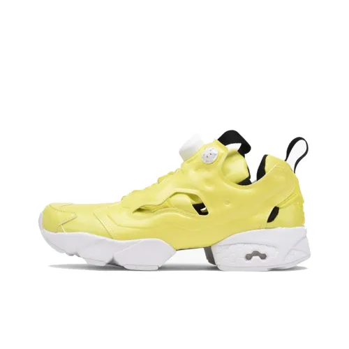 Reebok Instapump Fury Casual Shoes Women's Low-Top Bright Yellow