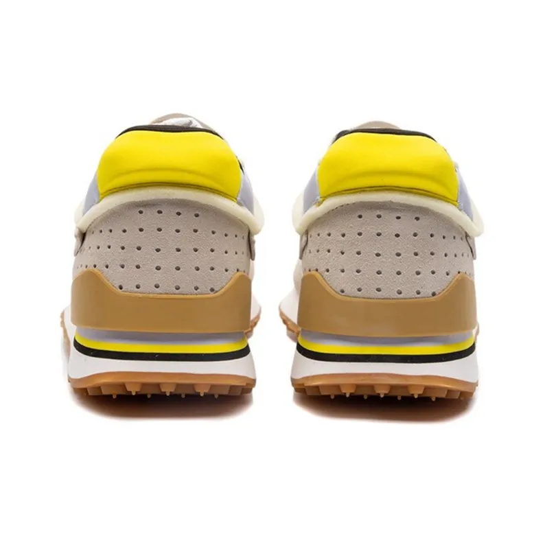 LiNing 001 Innocence Breathable Lightweight Low Top Sports Casual Shoes Men's Gray Yellow-5