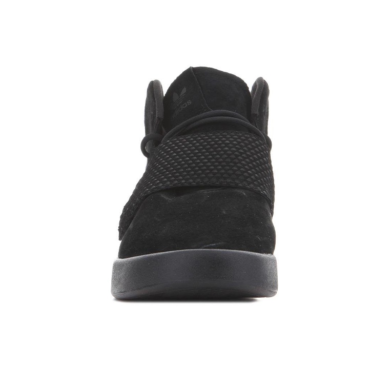 Adidas Originals Tubular Invader Strap Triple Black POIZON