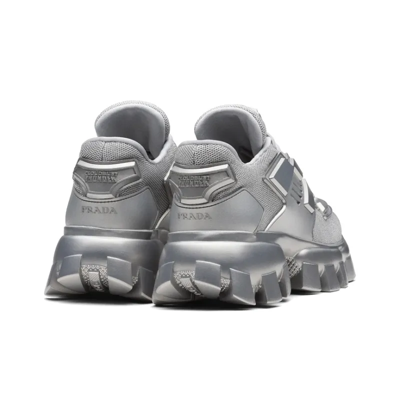 PRADA Cloudbust Thunder Sneakers 'Silver' Women's-3
