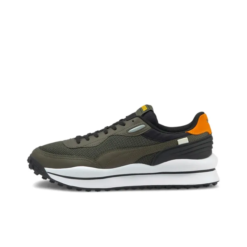 PUMA Style Rider Cyborg Low Top Running Shoes Green Women's-0