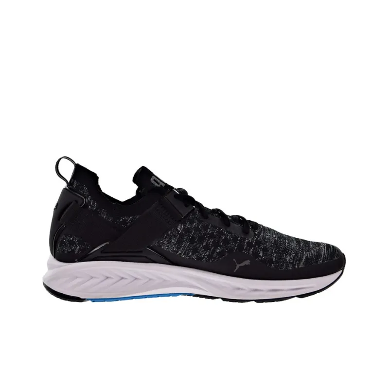PUMA Ignite EvoKnit Lo Running Shoes Black-1