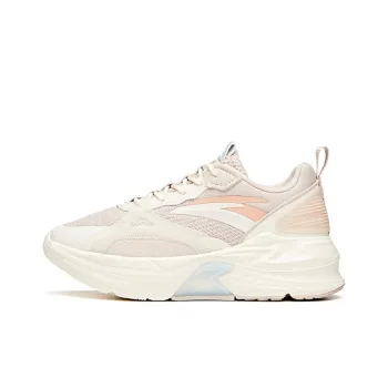 Anta Life Collection MIX Fission Cushioning Anti Slip And Wear Resistant Low Top Sports Casual Shoes Women's Ecru