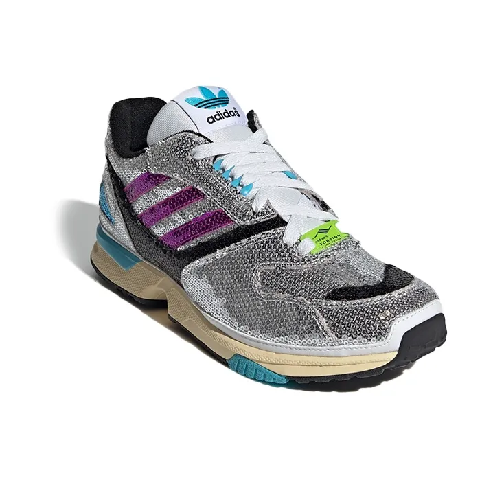Adidas Zx 4000 Glitter Silver Women's-2