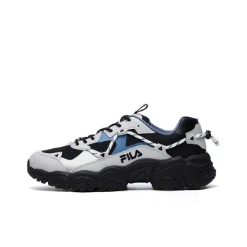 FILA Fluid Low Tops Black Gray Blue