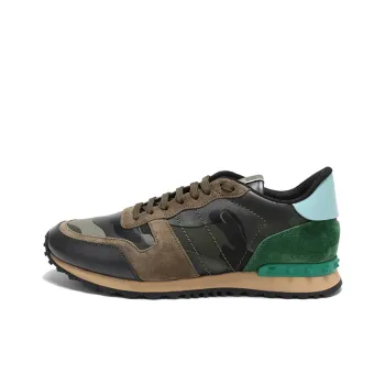 Valentino Rockrunner 'Camo   Army Green Brushwood'