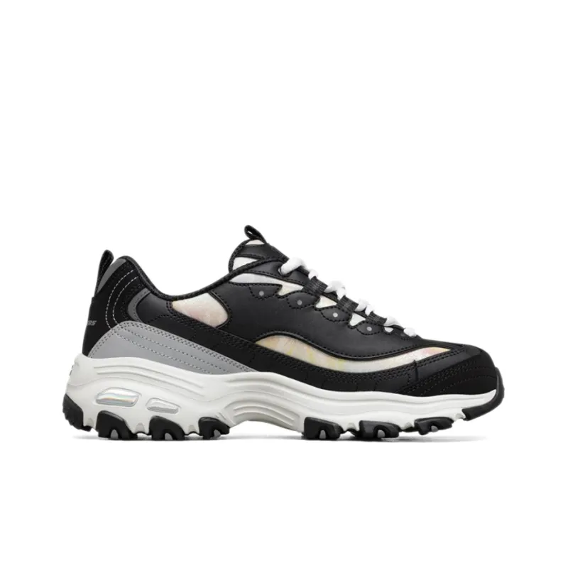 Skechers D'lites 1.0 Running Shoes Black/White/Grey Women's-1